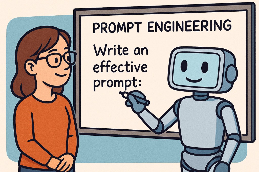 AI helps with prompt engineering.